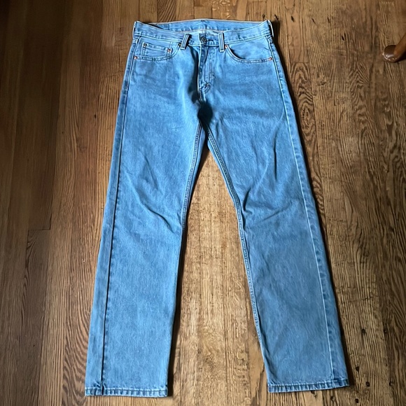 Levis 505 Straight Jeans Men’s Size 32 x 32 - Picture 2 of 9